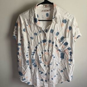 Spiral tie-dye shirt! 🌀🌟